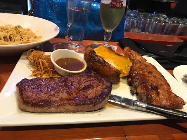 Steak  +  Rib  combo