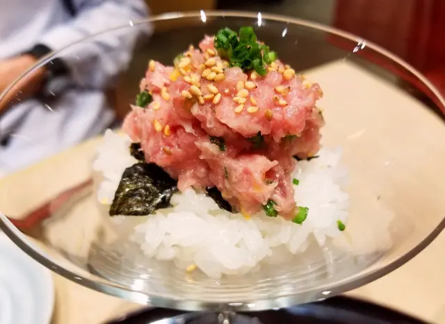 蔥吞拿魚腩蓉飯
