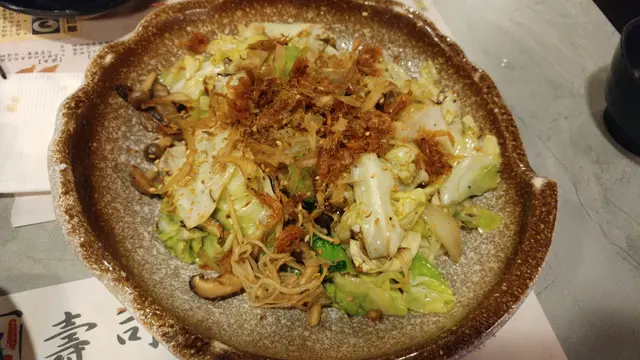 櫻花蝦日式炒什菜