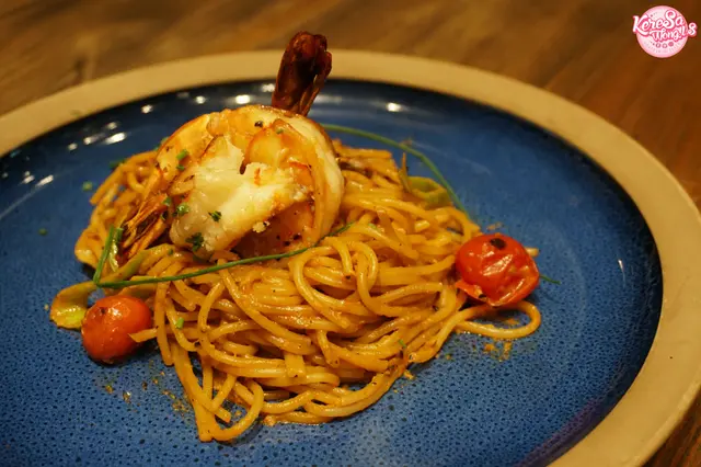 龍蝦汁虎蝦意大利麵