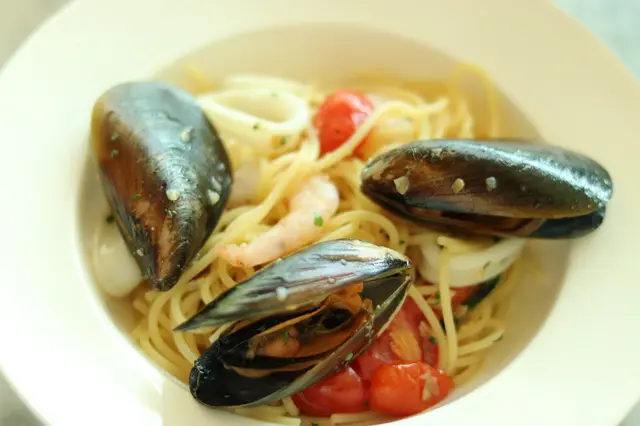 橄欖油海鮮意粉