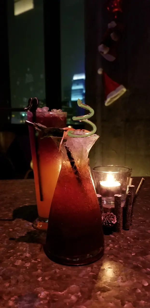 洛神花紫蘇葉冰茶