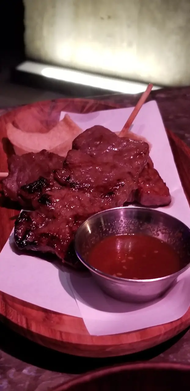 灸烤可樂牛肉串