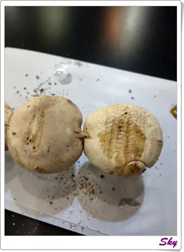 炭燒白蘑菇