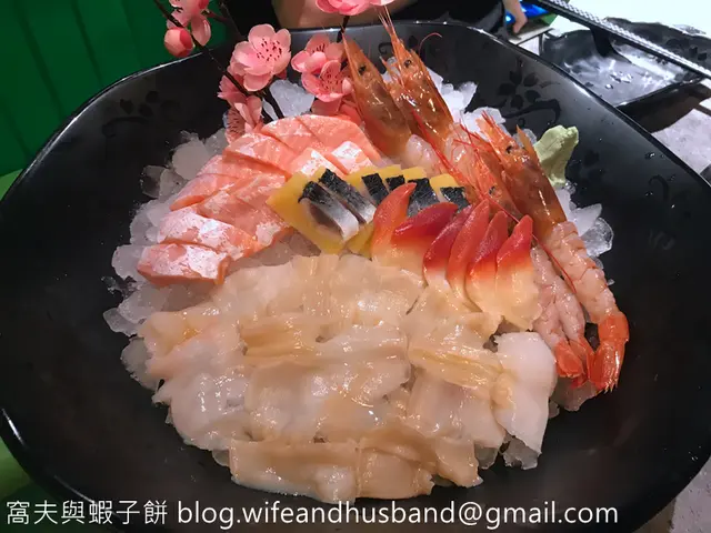 象拔蚌五品刺身盛