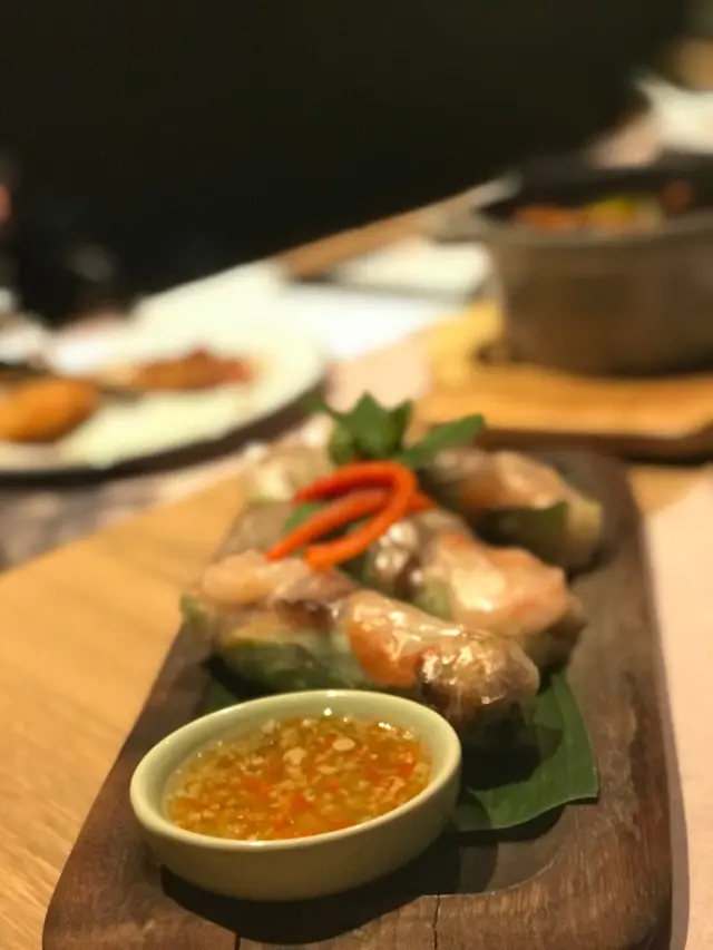 泰式紙米卷，味道清新