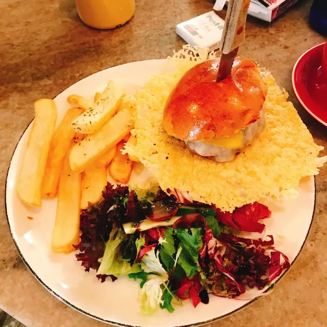 Four Cheese Beef Burger