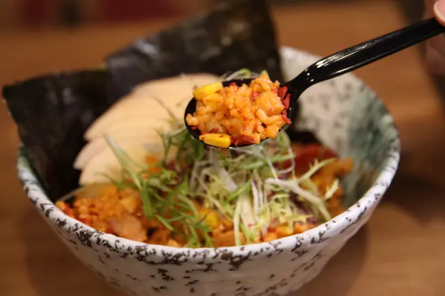 日式石斑海膽炒飯