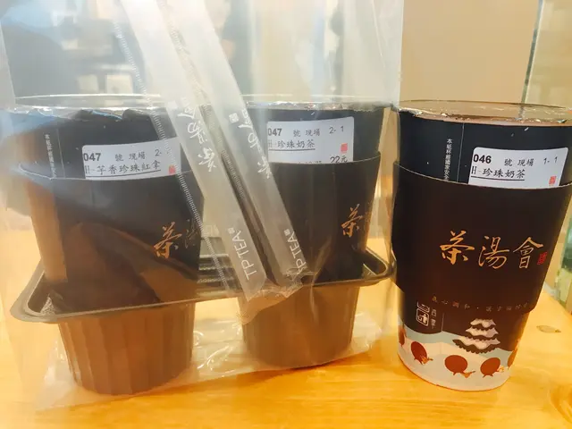 竽香珍珠紅拿鐵，珍珠奶茶