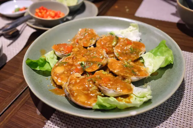 酸辣汁煮大蜆