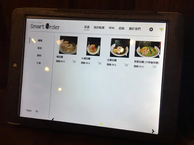 餐廳最最最最特別的是用ipad點餐的,環保而帶新潮!!