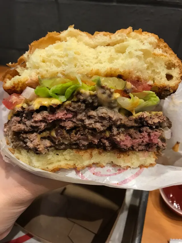 Signature double cheese burger