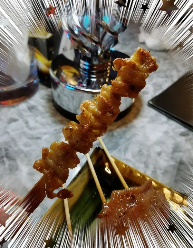 汁燒雞皮(原價$38/兩串)