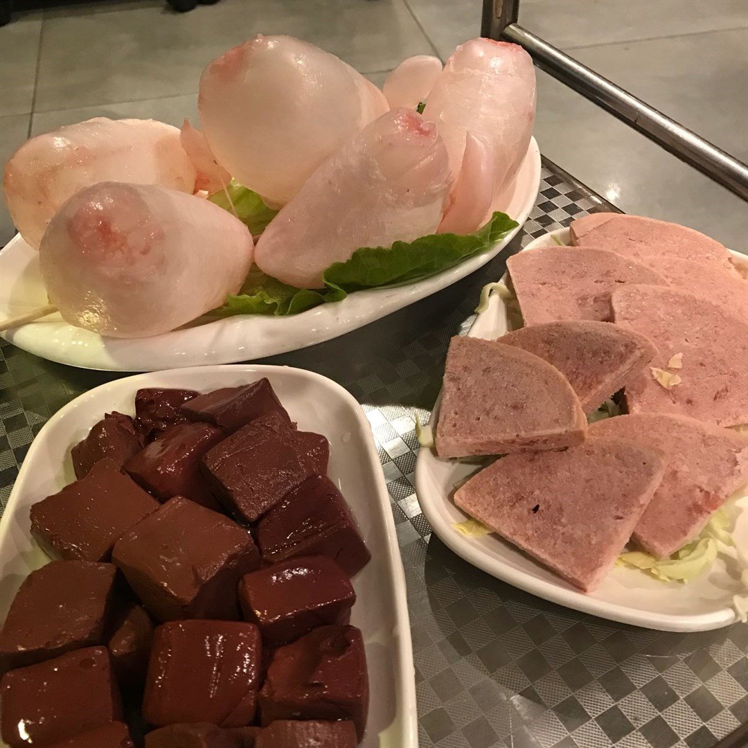 likes likes likes 猪血,午餐