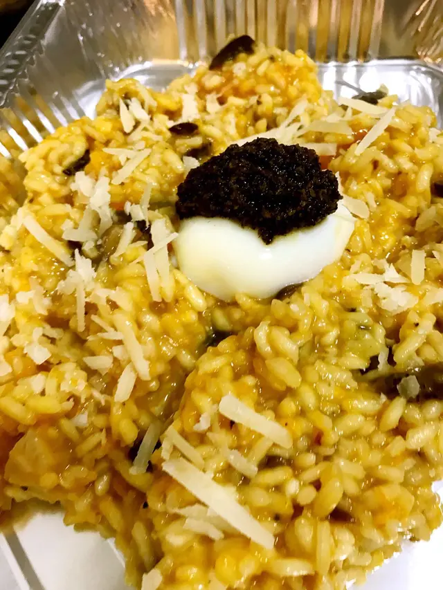 烤南瓜黑松露意大利飯 