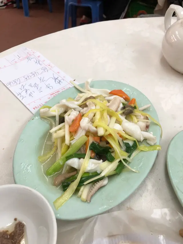 魷魚炒得好滑身