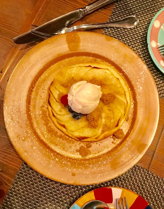 蘋果撻伴香草雪糕