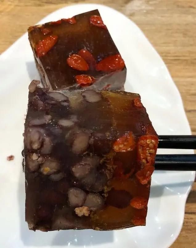 紅豆杞子桂花糕