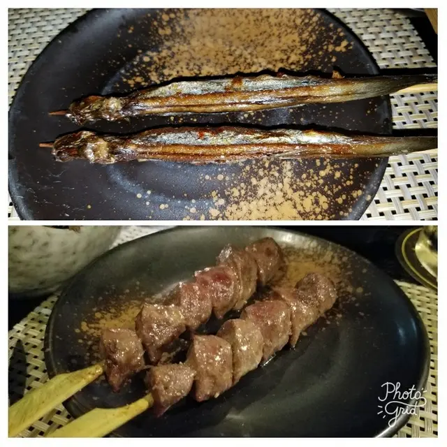 多春魚 (上),雞腎 (下)