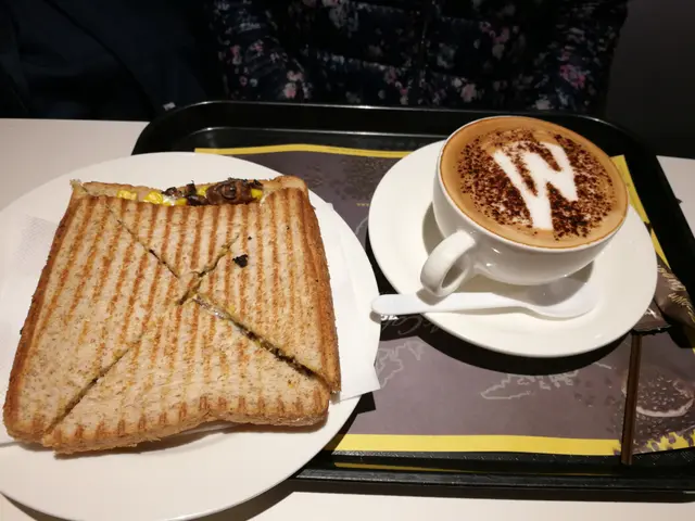 粟米蘑菇芝士三文治