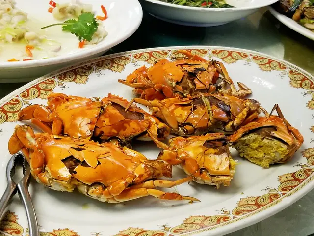 油鹽焗奄仔蟹