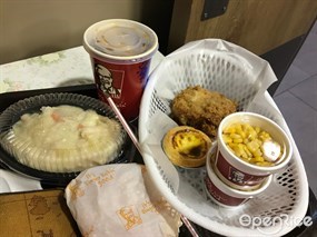 午餐 - 灣仔的肯德基家鄉雞 (KFC)