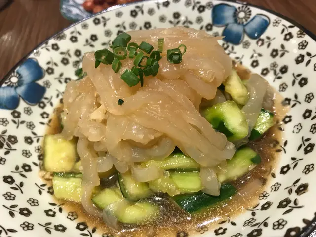 蔥油海蜇伴黃瓜