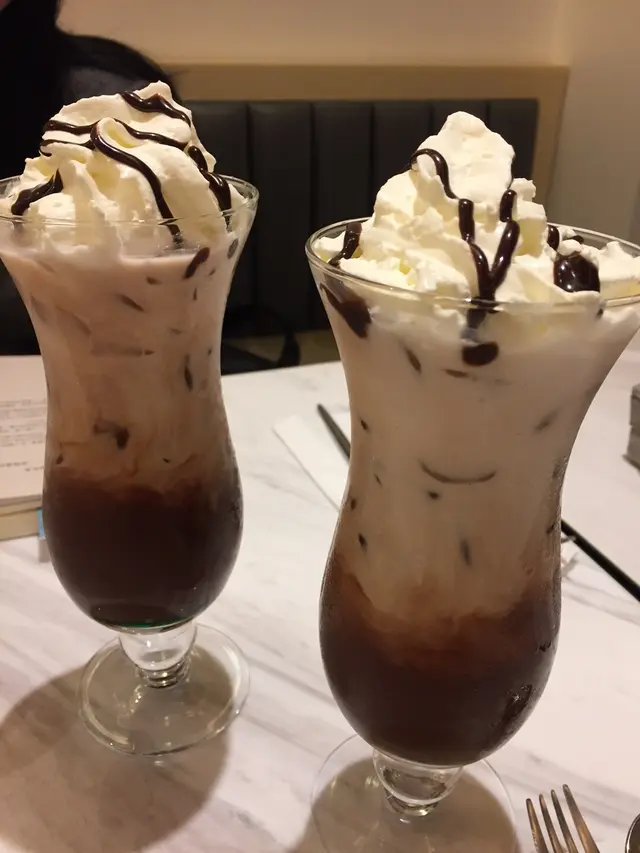 凍朱古力，凍薄荷朱古力