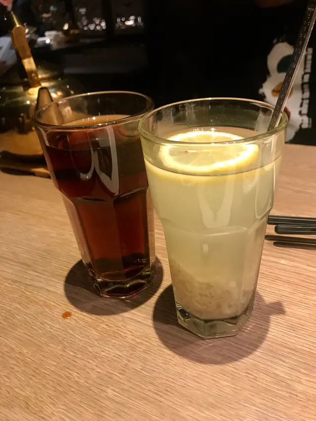 檸檬薏米水，南北杏羅漢果茶 