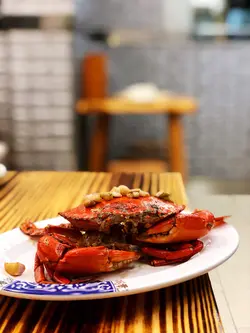食得出是很新鮮嘅蟹,  肉質鮮美,  好入味之餘,  卻沒有搶去蟹的鮮味