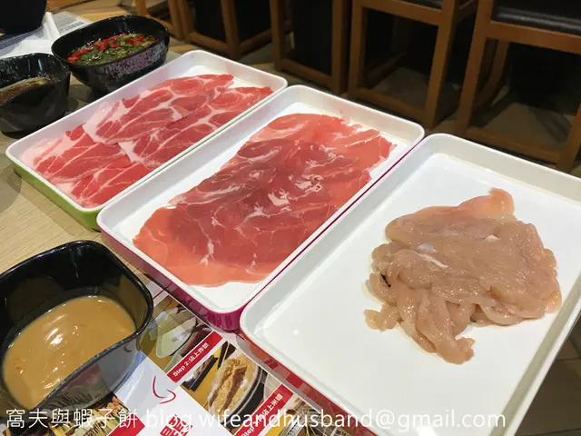 美國豚肉片、羊肉片和雞件