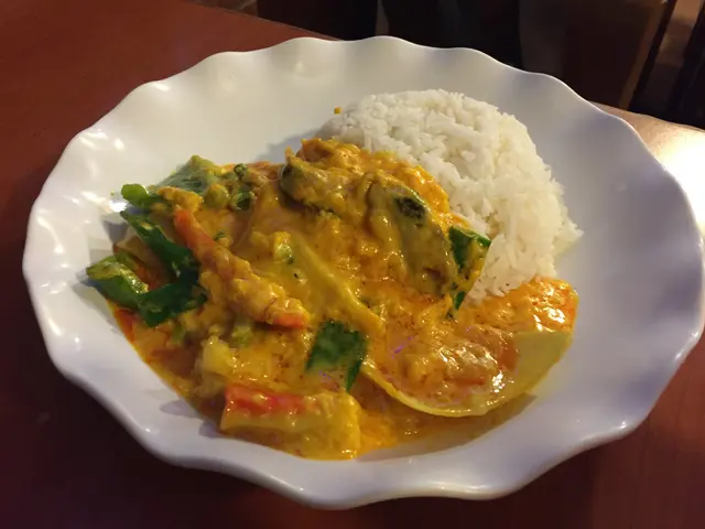 泰式咖喱海鮮配白飯