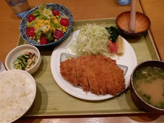 吉列豬扒野菜定食