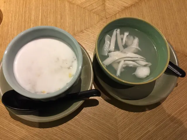 椰汁粟米糯米「熱」/椰青果凍「凍」