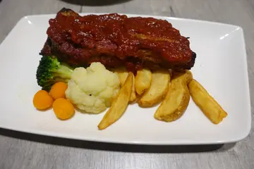 燒士多啤梨豬肋骨