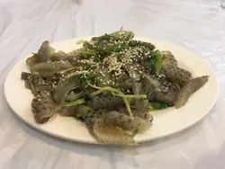 姜葱爽滑鱼皮