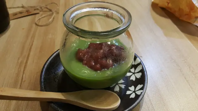 十勝紅豆宇治綠茶奶凍