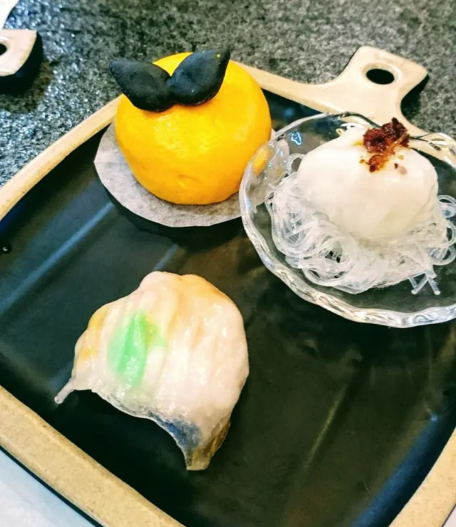 大王流沙包、帶子餃、彩雲蝦餃