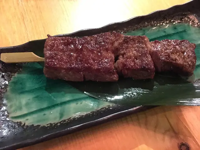 和牛粒串,超正,厚切有咬口,高質素牛,軟硬適中,好好味!!