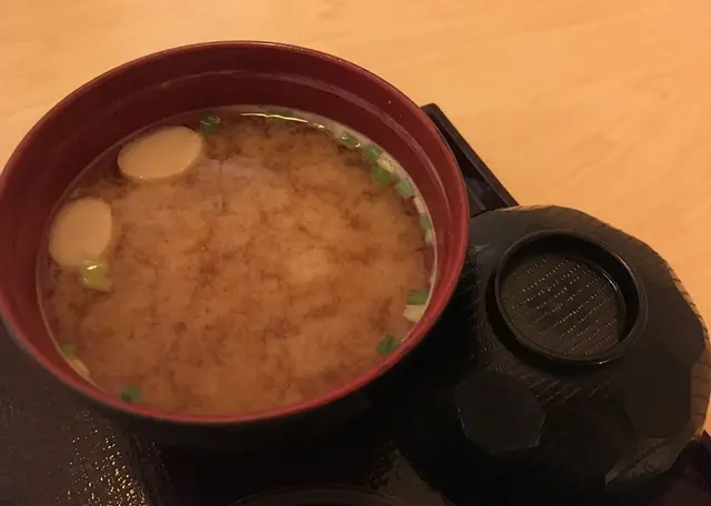 麵豉湯味道剛好,不會太鹹