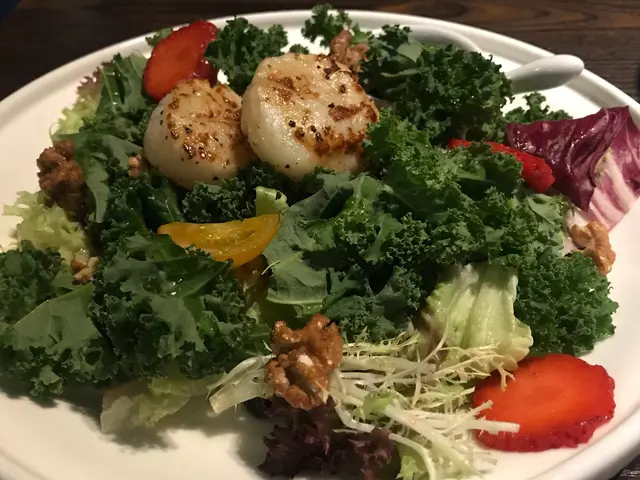 輕煎北海道帶子甘藍沙律