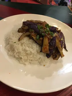 肉燥茄子饭