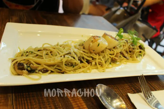 青醬野菌帶子意粉