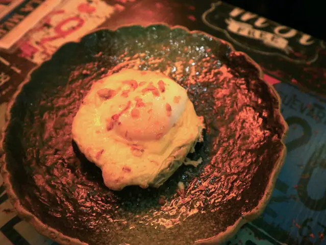 溫泉蛋芝士蟹肉大烤菇