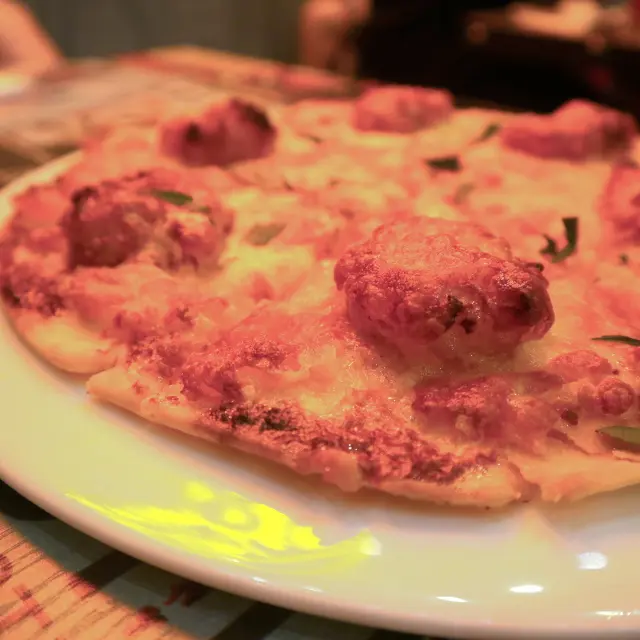 黃金流沙炸蝦薄餅