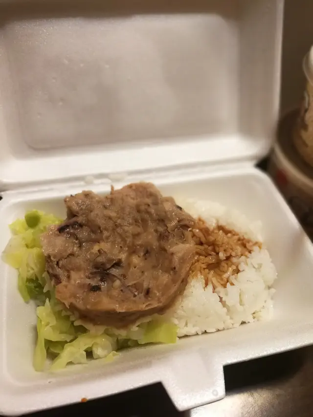 章魚肉餅飯
