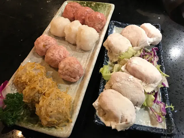 自家帶子餃、漁火特色四色丸