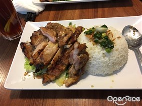 炭燒香茅雞扒飯 - 北角的大叻越南牛肉粉餐廳