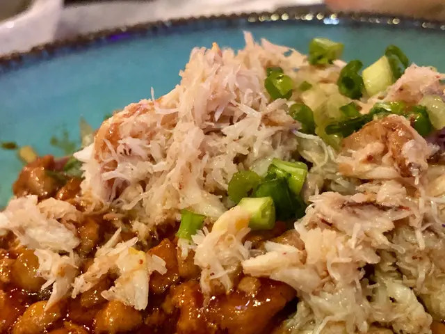 鮮蟹肉麻婆豆腐撈麵