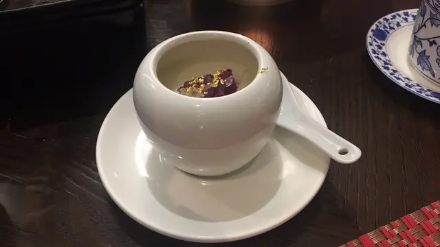 紫薯燕窩蒸蛋白